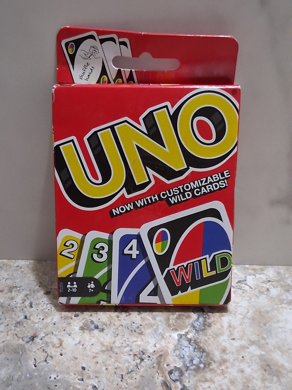 Mattel UNO Card Game - Red with Multicolor Cards